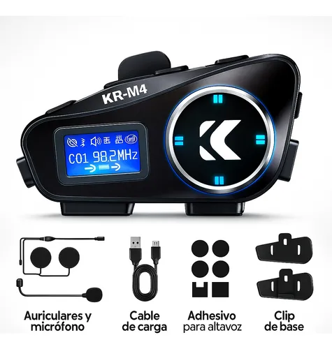 Miniatura 2 de Intercomunicador Bluetooth Casco Moto M4